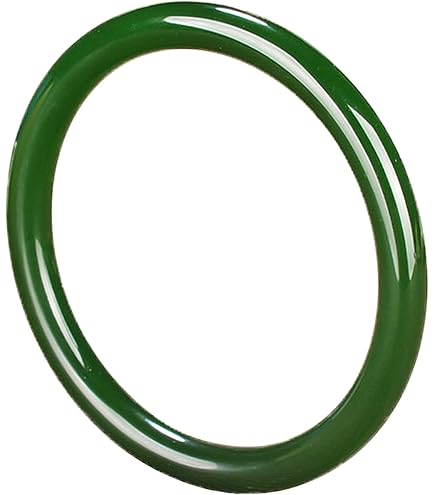 Amazon.co.jp: 本物の中国の翡翠石バングルブレスレットアクセサリー